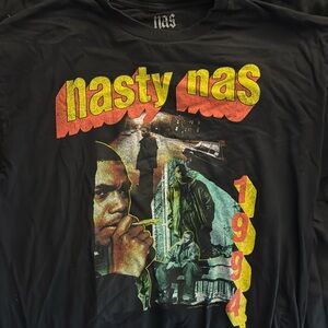 Nas vintage style t shirt